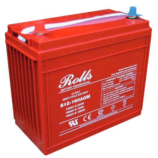S12-160AGM Rolls 12V 145Ah