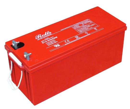 S12-230AGM Rolls 12V 210Ah
