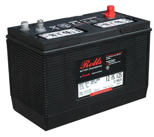 12FS125 Rolls 4000 12V 125Ah